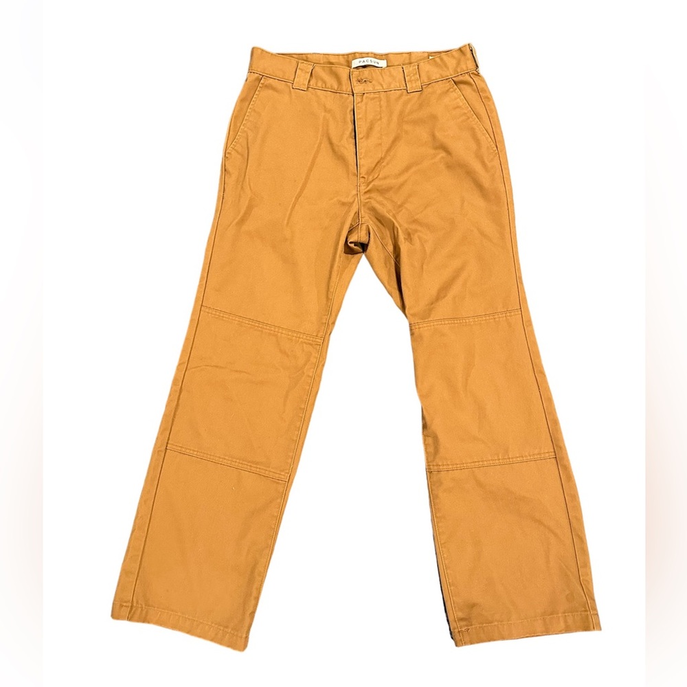 PacSun Tan Straight Loose Chino Pants